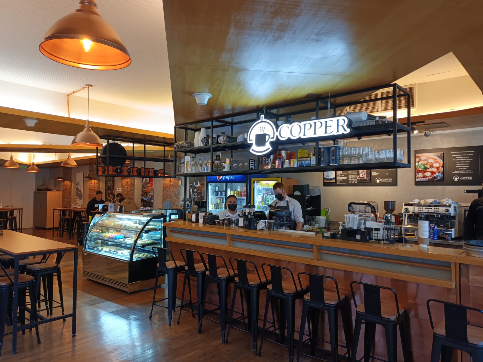 Copper café, Bistro y Pizzería en San Joaquín